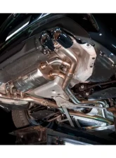 IPE SS Dual Side Dual Out Non-OPF Catback Exhaust System w/Chrome Silver Tips BMW G20 | G21 M340i 2019-2025                                     - 0W4020-NVNN0-2 - Image 6
