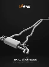 IPE SS Dual Side Dual Out OPF Catback Exhaust System w/Chrome Silver Tips BMW G30 540i B58 2016-2025                                     - 0W4030-NVNN0-2 - Image 5