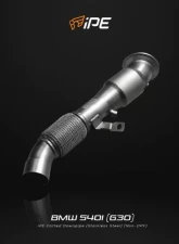 IPE SS Dual Side Dual Out OPF Catback Exhaust System w/Chrome Silver Tips BMW G30 540i B58 2016-2025                                     - 0W4030-NVNN0-2 - Image 2