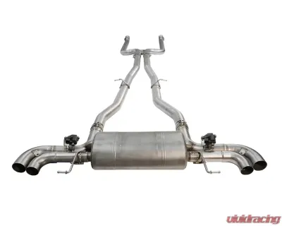 IPE SS Dual Side Dual Out Non-OPF Catback Exhaust System w/ Chrome Silver Tips BMW M850i N63 2020-2025 - 0W5015-NVN00-2