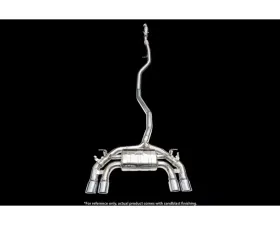 IPE Dual Side Dual Out Stainless Steel Catback Exhaust System