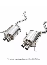 IPE SS Dual Side Dual Out Catback Exhaust System w/Chrome Silver Tips + Remote BMW M3 S65 Sedan/Coupe 2007-2013                                     - 0WM390-NVF00-2 - Image 2