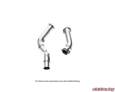 IPE SS Dual Side Dual Out Catback Exhaust System w/Chrome Silver Tips BMW F80 M3 | F82 M4 S55 2014-2025 - 0WM482-NVN00-2