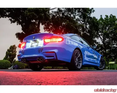 IPE SS Dual Side Dual Out Catback Exhaust System w/Chrome Silver Tips BMW F80 M3 | F82 M4 S55 2014-2025 - 0WM482-NVN00-2