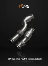 IPE SS Catback Exhaust System w/Chrome Silver Tips BMW M3 | M4 Competition S58 2021-2025                                     - 0WM4G8-NVNO0-2 - Image 2