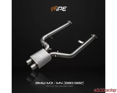 IPE SS Catback Exhaust System w/Chrome Silver Tips BMW M3 | M4 Competition S58 2021-2025 - 0WM4G8-NVNO0-2