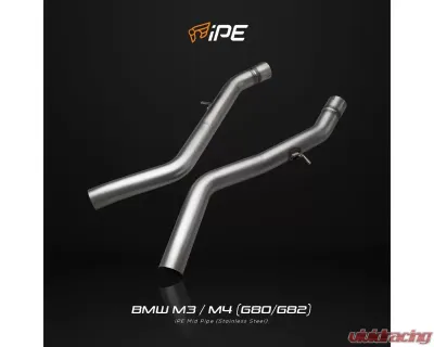 IPE SS Catback Exhaust System w/Chrome Silver Tips BMW M3 | M4 Competition S58 2021-2025 - 0WM4G8-NVNO0-2