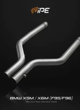 IPE SS Catback Exhaust System w/Chrome Silver Tips BMW F95 X5M | F96 X6M 2020-2022                                     - 0WX595-NVNM0-2 - Image 2