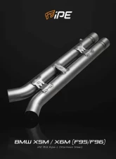 IPE SS Catback Exhaust System w/Chrome Silver Tips BMW F95 X5M | F96 X6M 2020-2022                                     - 0WX595-NVNM0-2 - Image 3