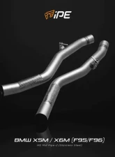 IPE SS Catback Exhaust System w/Chrome Silver Tips BMW F95 X5M | F96 X6M 2020-2022                                     - 0WX595-NVNM0-2 - Image 4