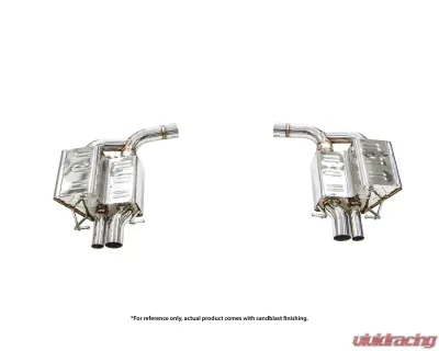 IPE Titanium Cat Back System w/ Vacuum Valvetronic Muffler + Remote Mercedes-Benz AMG W205/S205/C205 C63 | C63S 2014-2025 - 0Z0563-TNVN00-2