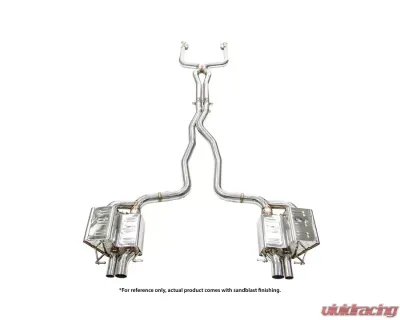 IPE Titanium Cat Back System w/ Vacuum Valvetronic Muffler + Remote Mercedes-Benz AMG W205/S205/C205 C63 | C63S 2014-2025 - 0Z0563-TNVN00-2