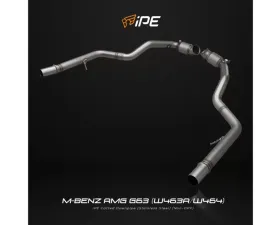 IPE SS Cat Downpipe Non-OPF Version Mercedes-Benz AMG G63 W464 2019-2021