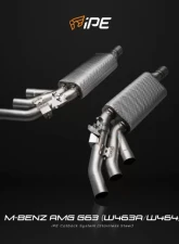 IPE SS Catback System w/Chrome Black Tips + Muffler Mercedes-Benz AMG G63 W464 2022-2025                                     - 0Z6463-NVN00-2 - Image 2