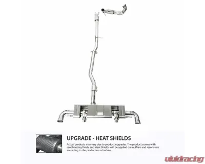 IPE Titanium Catback Exhaust System w/ Remote Mercedes-Benz AMG W176 A45 2013-2019 - 0Z7645-TNVN00-2