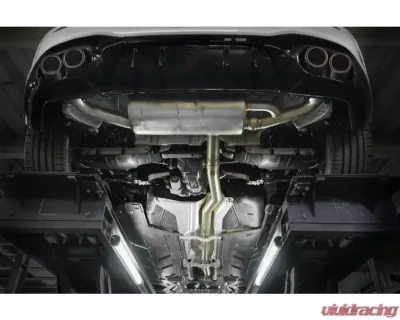 IPE SS Catback Exhaust System w/ Chrome Silver Tips Mercedes-Benz W177 A35 AMG 2019-2023 - 0Z7735-NVN00-4