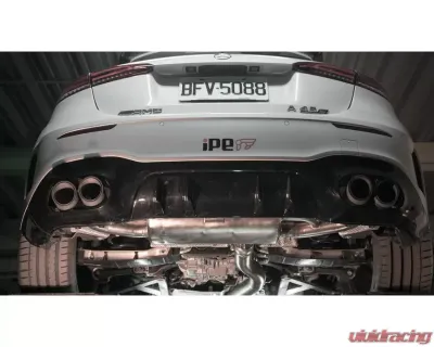 IPE SS Catback Exhaust System w/ Chrome Silver Mercedes-Benz AMG W177 A45 | C118/X118 CLA45 2020-2025 - 0Z7745-NVN00-2