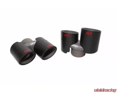 iPE Exhaust Tips Carbon Fiber Dual Side Dual Out BMW G20| G21 M340i B58 2019-2023 - 1P991T-03-N0AD-7S