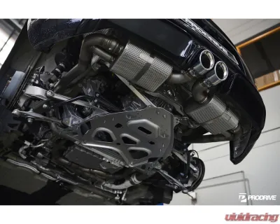 IPE SS Cat Back System w/ Chrome Silver Tips Porsche 718 (982) Boxster | Cayman | Boxster GTS | Cayman GTS 2016-2025 - 0P718N-NVN00-2-01