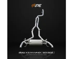 IPE Cat Back System OPF Version w/ Chrome Silver Tips BMW G01 X3 2020-2024