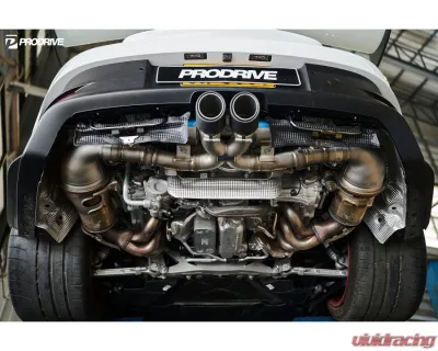 IPE Ti Cat Back System w/ Polished Silver Tips Porsche 992 GT3 | GT3 Touring | GT3 RS 2021-2024 - 1P92G3-23-EVP0-6N