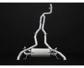 IPE SS Cat Back System OPF Version w/ Chrome Silver Tips BMW G02 X4 M40i 2020-2025