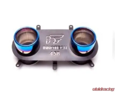 IPE SS Titanium Blue Tips Dual Out Ferrari 458 Italia | Spider 2010-2015 - 1F458-03-N0DT-7N