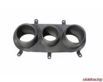 IPE SS Chrome Black Tips Triple-out Ferrari 458 Italia | Spider 2010-2015 - 1F458-03-N0TB-7N