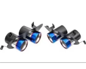 IPE SS Titanium Blue Tips Ferrari GTC4 Lusso T 3.9L V8 2019-2020