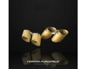 IPE Gold Stainless Steel Tips Ferrari Purosangue 2023+