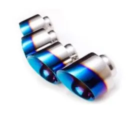 IPE SS Titanium Blue Tips Nissan GT-R R35 2007-2024