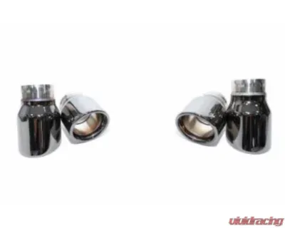 IPE SS Chrome Black Tips Porsche 95B Macan S | GTS 3.0 | Turbo 3.6 2014-2018 - 1P95BT-03-N0AB-7S