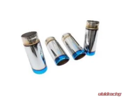 IPE Titanium Blue Exhaust Tips Audi A4 | A5 B9 2.0 TFSI Quattro 2016-2019 - 1P971N-03-N0AT-7S