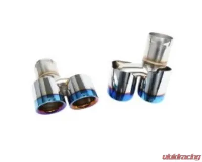 IPE SS Exhaust Tips Titanium Blue Ferrari 360 Modena | Spider | Porsche 997.1 | 997.2 Carrera 2000-2012 - 1P97RN-03-N0AT-7S