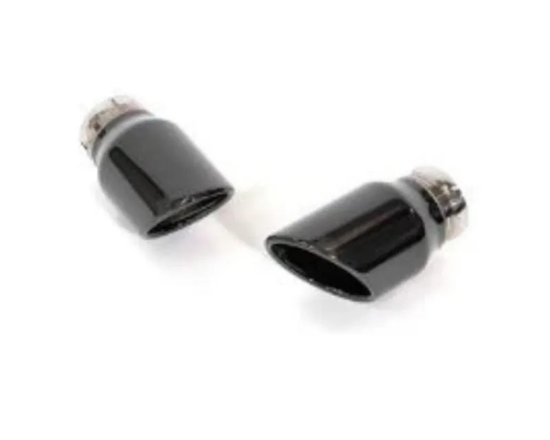 IPE SS Chrome Black Tips Ford Mustang MK6 2.3L EcoBoost 2015-2025 - 1RMU61-03-N0AB-7S