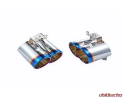 IPE SS Titanium Blue Tips Mercedes-Benz AMG W177 A35 | A45 2019-2024 - 1Z7745-14-N0AT-7S