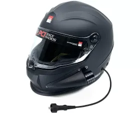 PCI Race Radios Wired Pyrotect ProSport SFA SA2020 Helmet Flat Black - XL