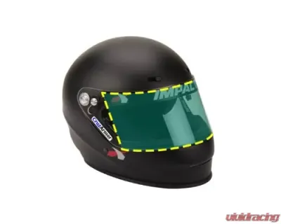PCI Race Radios CruzArmor Impact Shield New Smoke Shield and Pre-Installed Shield Protector - 3644