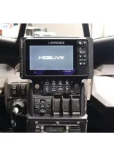 PCI Race Radios X3 7" Billet GPS Bracket with PTT holes and switch hold for Elite FS7 and HDS 7 Live                                     - 3936 - Image 5