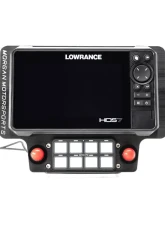 PCI Race Radios X3 7" Billet GPS Bracket with PTT holes and switch hold for Elite FS7 and HDS 7 Live                                     - 3936 - Image 2