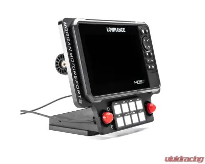 PCI Race Radios X3 7" Billet GPS Bracket with PTT holes and switch hold for Elite FS7 and HDS 7 Live - 3936