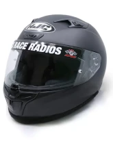 PCI Race Radios HJC i10 Playcar Helmet Raw Helmet Flat Black                                     - 3943 - Image 2