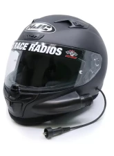 PCI Race Radios HJC i10 Playcar Helmet Raw Helmet Flat Black                                     - 3943 - Image 2