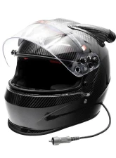 PCI Race Radios Pyrotect SportMax UTV Midair Carbon Fiber DOT Helmet - Youth Size                                     - 1391 - Image 4