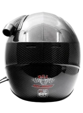 PCI Race Radios Pyrotect SportMax Midair Carbon Fiber DOT Helmet Wired Trax                                     - 4240 - Image 3