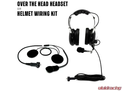 PCI Race Radios 4 Person Standard Elite Communications Package w/ Headsets &amp; Kenwood Radio - 4253