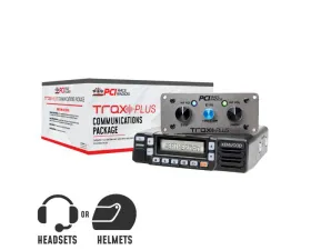 PCI Race Radios 2 Person DSP & BT Trax Communications Package w/ Headsets & Kenwood Radio