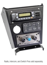 PCI Race Radios Pillar Kenwood Radio &amp; Intercom Bracket w/ Switch Pros 8 Hole Can-Am X3                                     - 4293 - Image 2