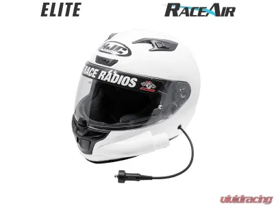 PCI Race Radios HJC i10 DOT Helmet Wired Elite w/ Raceair - 4400