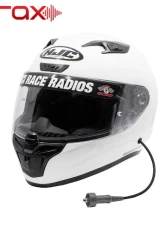 PCI Race Radios HJC i10 DOT Helmet Wired Trax Only                                     - 4419 - Image 2
